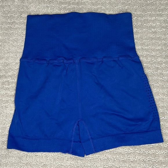 FREE PEOPLE | NWOT Good Karma Running Shorts in Blue Indigo * - Picture 6 of 6